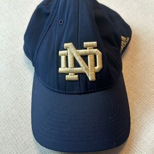 Notre Dame Adidas mesh baseball hat size small